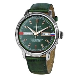 Poljot International 36NH.4200115 Men's Watch Automatic Gorbatchov Green LE