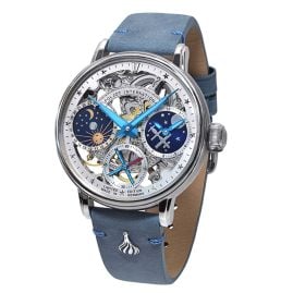 Poljot International 9931.2940555 Men's Watch Hand-Winding Orbita Grey/Turquoise