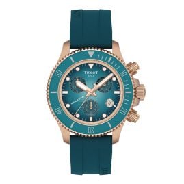Tissot T120.217.37.041.00 Diving Watch Seastar 1000 Chronograph Turquoise