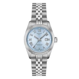 Tissot T156.208.11.353.00 Damenuhr Powermatic 48 COSC Ballade 30 mm Hellblau