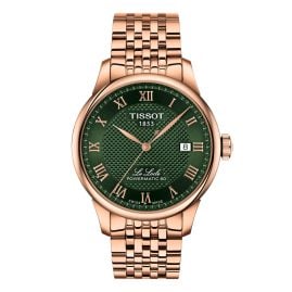Tissot T006.407.33.093.00 Herrenuhr Le Locle Automatik Roségoldfarben/Grün
