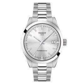 Tissot T1658071103100 Herrenuhr Automatik Gentleman 38 mm Silberfarben