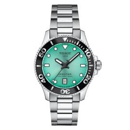 Tissot T1202101109100 Unisex Watch Seastar 1000 Turquoise 36 mm