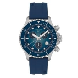 Tissot T1202171704100 Diving Watch Seastar 1000 Chronograph Blue