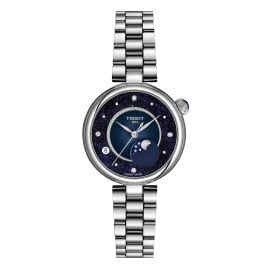 Tissot T1522231149600 Damen-Armbanduhr Désir Mondphase Nachtblau