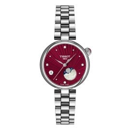 Tissot T1522231142600 Damenuhr Désir Mondphase Rot