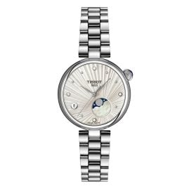 Tissot T1522231103600 Damenuhr Désir Mondphase Silberfarben