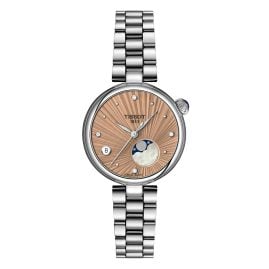 Tissot T1522231154600 Damen-Armbanduhr Désir Mondphase Beige