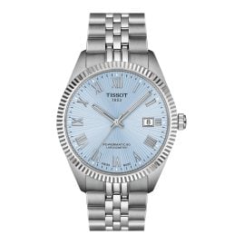 Tissot T1564081135300 Herrenuhr Powermatic 80 COSC Ballade 39 mm Hellblau