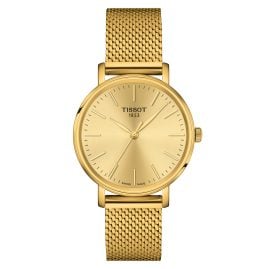 Tissot T143.210.33.021.00 Women's Watch Everytime Gold Tone