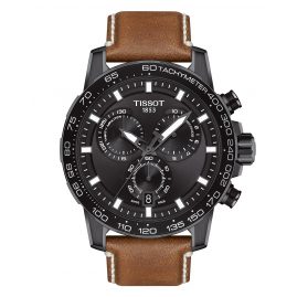 Tissot T125.617.36.051.01 Herrenuhr Supersport Chrono Lederband braun