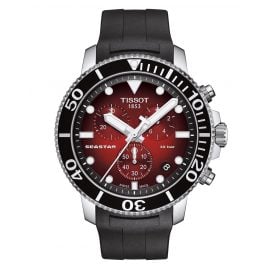 Tissot T120.417.17.421.00 Men's Diver Watch Chronograph Seastar 1000 Red