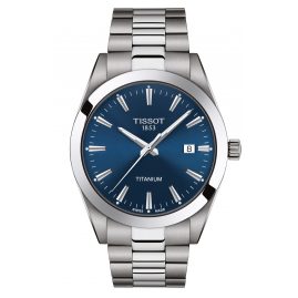 Tissot T127.410.44.041.00 Men's Watch Gentleman Titanium Blue