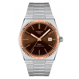 Tissot T931.407.41.291.00 Men's Automatic Watch PRX Powermatic 80 Rose Gold