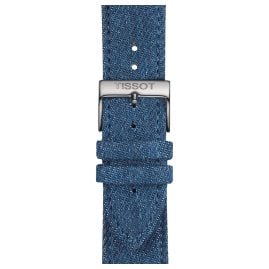 Tissot T852.046.781 Watch Strap 22 mm Jeans Blue