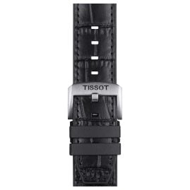 Tissot T852.046.761 Watch Strap 22 mm Leather/Rubber Black
