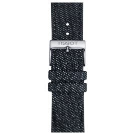 Tissot T852.046.779 Watch Strap 22 mm Dark Blue Jeans