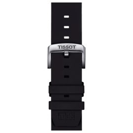Tissot T852.047.179 Uhrenarmband 22 mm Silikon Schwarz