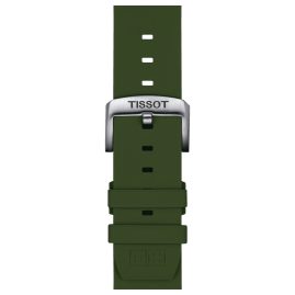 Tissot T852.047.177 Uhrenarmband 22 mm Silikon Khaki