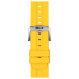 Tissot T852.047.916 Uhrenarmband 22 mm Silikon Gelb