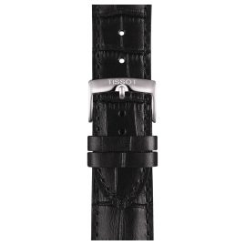 Tissot T852.041.653 Watch Strap 22 mm Black Leather