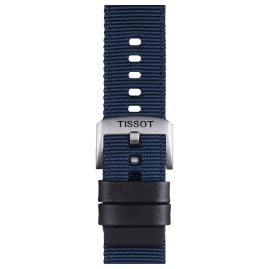 Tissot T852.046.754 Uhrenarmband 22 mm Textil Blau