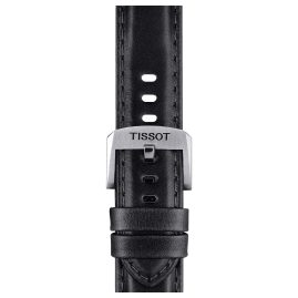 Tissot T852.046.834 Uhrenarmband 20 mm Leder Schwarz