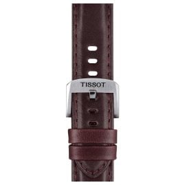 Tissot T852.046.836 Uhrenarmband 20 mm Leder Braun