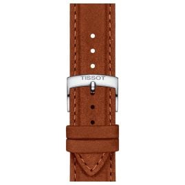 Tissot T852.048.229 Watch Strap 21 mm Leather Brown