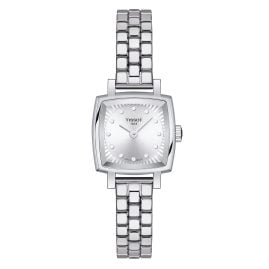 Tissot T058.109.11.036.01 Women´s Watch Lovely Square Silver-Tone