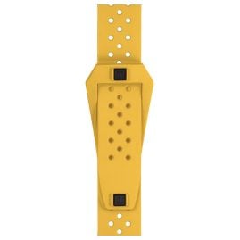 Tissot T852.048.859 Watch Strap 20 mm Rubber Yellow for Sideral Series