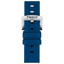 Tissot T852.044.837 Uhrenarmband 20 mm Kautschuk Blau