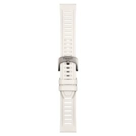 Tissot T852.049.245 Watch Strap 21 mm Silicone White