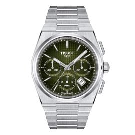 Tissot T137.427.11.091.00 Men's Watch Automatic PRX Chronograph Green