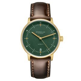 Sternglas S02-NA22-BR01 Men's Watch Naos Automatic Brown/Dark Green 38 mm