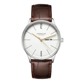 Sternglas S01-BE10-HE05 Herrenarmbanduhr Berlin Quarz Dunkelbraun
