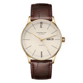 Sternglas S02-BE14-HE01 Men's Watch Berlin Automatic Brown/Gold Tone