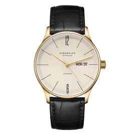 Sternglas S02-BE14-HE03 Men's Watch Berlin Automatic Black/Gold Tone