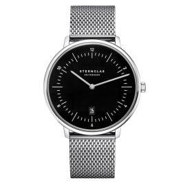 Sternglas S01-NX53-MI04 Herren-Armbanduhr Quarz Naos XL Meshband/Schwarz