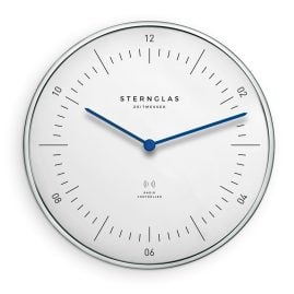 Sternglas S14-007 Radio-Controlled Wall Clock Naos White