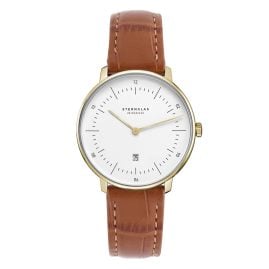 Sternglas S01-ND02-NB01 Women's Wristwatch Naos XS Cognac