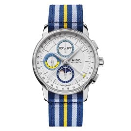 Mido M027.625.17.031.00 Men's Watch Chronograph Moonphase Blue/Yellow