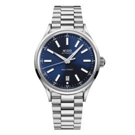 Mido M040.407.11.041.00 Men's Watch Automatic Multifort Patrimony Blue