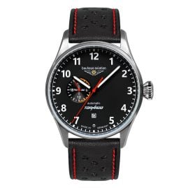 Bauhaus 2764-2 Herren-Fliegeruhr CT-BHA Tornado Automatik Schwarz