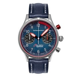 Bauhaus 2576-3 Herrenuhr Aviation Eurofighter Chronograph Dunkelblau