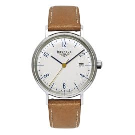 Bauhaus 2143-1 Damenuhr Quarz Pure Cognacfarben