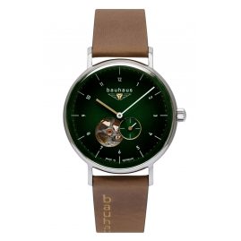 Bauhaus 2166-4 Men's Watch Automatic Brown/Dark Green