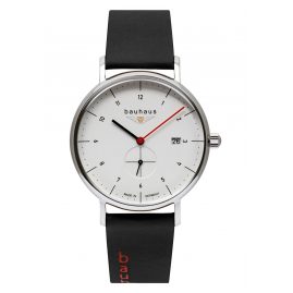 Bauhaus 2112-1 Men's Solar Watch with Leather Strap