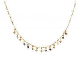 P D Paola CO01-192-U Ladies' Necklace Willow Gold Plated Silver