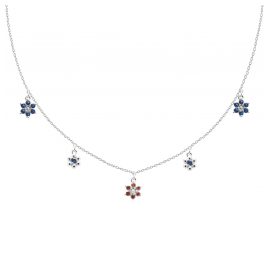P D Paola CO02-237-U Children's Necklace Les Filles Silver